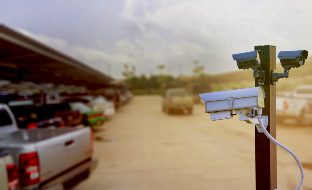 cctv at parking lot